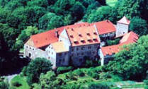 Luftbild von Burg Fuersteneck